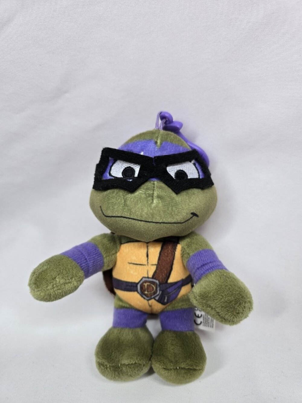 Donatello TMNT Teenage Mutant Ninja Turtles Plush Keychain Clip Stuffed Toy